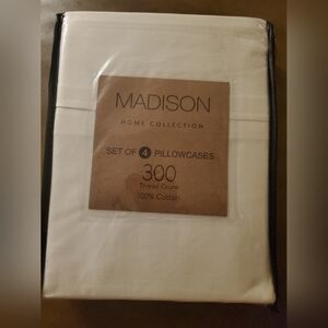 Pillowcases Madison Home  Collection Standard Size 20x30 Set Of 4 Cotton NWT